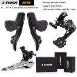 L-TWOO R9 2x11S Cable Pull Brake Kit Drum Brake Cable Pull Disc Brake Manual Transmission Kit (New)
