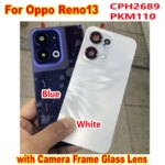 659 Top New A+++ Back Cover Oppo Reno13 Lid Housing Battery Rear Case + Camera Frame Glass Lens + Adhesive Mobile Chassis (New)
