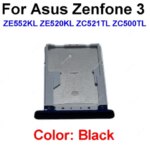 Sim Card Tray Slot Asus Zenfone 3s MAX X00GD ZE552KL ZE520KL ZC521TL ZC500TL Connector Holder Zenfone 4 ZC500TL (New)
