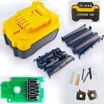 DCB126 dewalt 12v 6*18650 with light Battery BOX case shell kits bms Bangladesh (New)