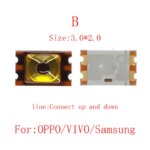 50pcs 3*2/2.8*1.9/2.6*1.6/4 MM Power On Off Inner Button Control For Iphone Huawei OPPO Xiaomi Samsung VIVO Honor Volume Switch (New)