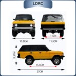 LDRC LD18401 1/18 Range Rover RC Crawler 4WD Off-Road Remote Control Car Simulation Model Climbing Toy for Kids Boys Gifts (New)