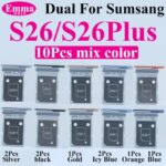 10pcs Dual Sim Card Tray Slot SamSung Glaxy S26 S25 S24 S23 Ultra S22 S20 S10 Plus Nano Micro SD Holder Parts (New)