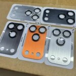 9H HD Armor Camera Lens Protector IPhone 17 Pro 17 Pro Max Aluminum Metal Ring Lens Tempered Glass Film Case Cap Bangladesh (New)