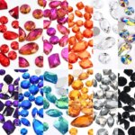 20/50Pcs Mix Size AAAAA K9 Glass Sew On Rhinestones Sewing Crystal AB Flat Back Stones For Clothes Accessories Wedding Dress (New)