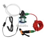 Car Water Gun 12V Cleaning Gun Pump High Pressure Car Washing Care Portable Electric Cleaning Car Equipment Water Gun Set (New)