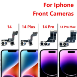 Original Camera Module iPhone 13 14 13Pro 13Pro Max Mini 14plus Back Rear Camera Flex Cable +Front Facing Replacement Parts (New)