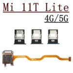 Xiaomi Mi 11 Lite 4G/5G SIM Card Tray Slot Holder Adapter Socket Reader Flex Cable Parts Bangladesh (New)