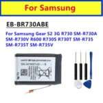 Watch Battery EB BR730ABE Samsung Gear Sport SM R600 S2 3G R730 SM R730A R730V SM R730S SM R730T SM R735T 300mAh+Tools Bangladesh (New)