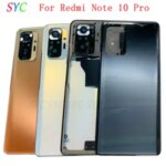 Rear Cover Back Cover Case Housing Redmi Note 10 Pro Battery Door Middle Frame Repair Parts Bangladesh (New)