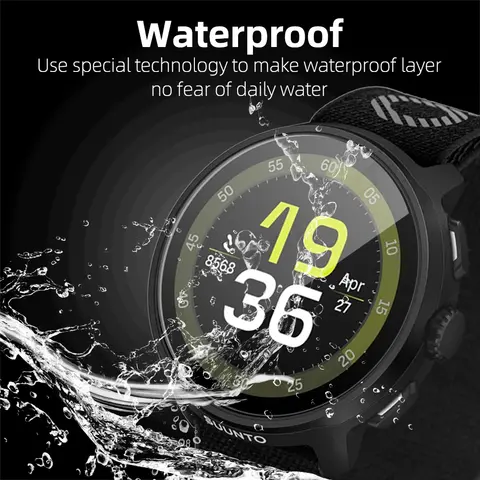 S8ac650833ab142108e93bb0f69c17c56W_480x480q75 9H Tempered Glass SUUNTO Run Premium Screen Protector Durable HD Clear Anti-scratch Protection Film Accessories (New) - Image 1