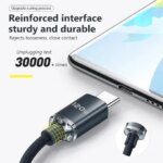 120W USB Type C Cable Type C to Type C Fast Charging Cord USB C Quick Charge Phone Cables Samsung Xiaomi Huawei Realme (New)
