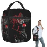 Anime Death Note L-Lawliet Insulated Lunch Bag for Women Children Portable Food Boxes Thermal Lunch Box Tote (New)