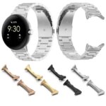 2 Pcs Stainless Steel Adapter Google Pixel Watch 3 45mm strap Accessories Metal 22mm Quick fit Connector Pixel Watch 3 45 mm (New)