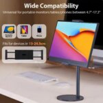 Cdisplay Portable Monitor St Adjustable Height Desktop Monitor Bracket 47-173 inch Phone Tablet Monitor Support Holder (New)