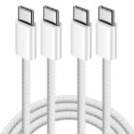 Type C to Type C Fast Charging PD 60W 1m 2m Mobile Phone Date Cable For Iphone15 16 17 Samsung Huawei USB C to C  Charger Cable (New)