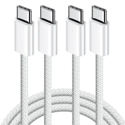 S8b7bcf11bfc4404cbc71653f5a8e8366f_480x480q75 Type C to Type C Fast Charging PD 60W 1m 2m Mobile Phone Date Cable For Iphone15 16 17 Samsung Huawei USB C to C Charger Cable (New) - Image 1
