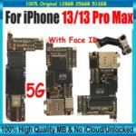 Clean iCloud Unlocked iPhone 13 Pro Max Motherboard With Face ID Logic Board iPhone 13 / 13 Pro / 13 Pro Max Mainboard Bangladesh (New)