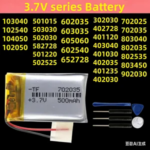 3.7V Lipo Battery Ph2.0 Plug Rechargeable Lithium Battery 3.7V PS4 Humidifiers GPS Navigation Bluetooth Speaker MP3 MP4 Bangladesh (New)