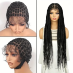Full Lace Wig Cap For Braiede Wig Full Lace Wig Cornrow Cap Double Lace Braid Wig Cap Braiding Knotless Braid Lace Cap For Woman (New)