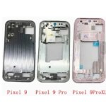 1Pcs Middle Frame Housing Mid frame Bezel Chassis Plate With Power Volume Side Buttons Google Pixel 9 Pro XL Pixel 9 (New)