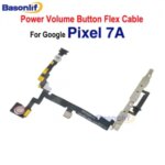 Basonlif Google Pixel 7A Power On Off Volume Buttons Flex Cable With Flash Light Cover Replacement Parts Bangladesh (New)