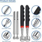 Telescopic Magnetic Pen Portable Metalworking Hy Tool Magnet Capacity Picking Up Nut Bolt Adjustable Pickup Rod Stick (New)