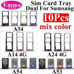 Card Phone Adapter Drawer Samsung Sim Card Reader Holder SIM Card Tray Holder Slot A10s A20s A21s A22 A14 A52 A24 A72 A54 (New)