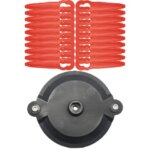 Grass Trimmer Cutter Head Replacement Blades for Parkside PRTA 20-LiA1 LIDL IAN 311046 91099406 Simple Snap-On Plastic Head (New)