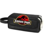 New Jurassic World Park Prints Boys Girls Teenager Student Canvas Pencil Case Box Women Cosmetic Makeup Change Purse Pen Bag (New)