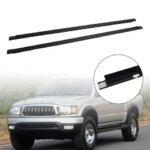 Artudatech 2pcs Front Door Window Belt Weatherstrip For Toyota Tacoma 1995-2004 (New)