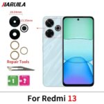 NEW Back Rear Camera Glass Lens with Sticker Replacement Repair Redmi 13C 13 A1 A2 A3 10 5G 10A 12 4G 5G 12C 12 Lite (New)