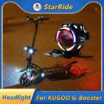 For Kugoo G-Booster Electric Scooter Front Light Modification Accessories Electric Scooter LED Headlight Big Front Light Lamp (New)