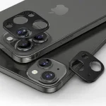 Aluminum Metal Rear Camera Lens Protector iPhone 15 Pro Max Plus Lens Cover Screen Protector iPhone15Plus Lens Ring Film Bangladesh (New)