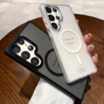 Luxury Matte Magsafe Magnetic Clear Case Samsung Galaxy S26 S25 S24 S23 Ultra Plus A57 A56 A37 A36 A55 Shockproof Cover (New)