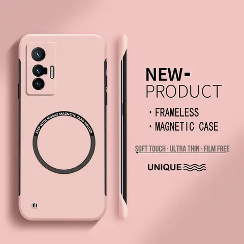 S8d89f125d4fb42569e3c351209f973f7v_480x480q75 Ultra Thin Hard PC Magnetic Frameless Phone Case Oppo Realme GT Master NEO 2 3T GT 2 3 Realme 10 11 Pro Plus Matte Cover (New) - Image 1