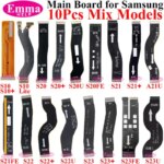 10Pcs Mix Mainboard Flex Cable Motherboard Dock Samsung S20 S21 S23 Plus Ultra A21S A51 A33 A52 A72 A70 Connector Main Board (New)