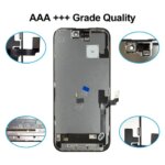 Super GX iPhone X XS LCD XR XS Max Display 11 12 Mini 13 Pro 14 Plus Touch Screen Digitizer 15 Pro 16 Pro Max Replace Parts (New)