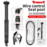 Tranzx Dropper Seatpost 34.9mm MTB Seatpost 125mm Travel TranzX Wire Control Hydraulic Seat Post 34.9 mm Birdy / Ebike Seat Post (New)