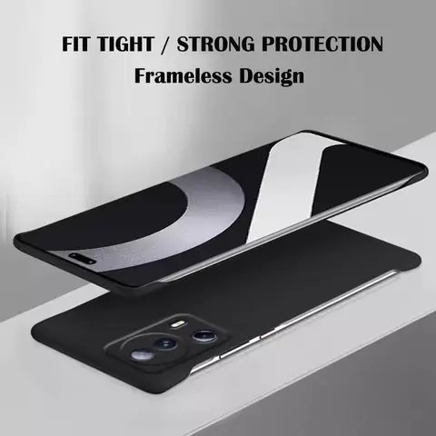 S8e22fd9fdd4e40469eaec8edb4f3c0b69_480x480q75 Ultra Thin Frameless Slim Skin Hard PC Back Cover Case Oppo Realme 10 11 Pro Plus GT NEO 2 3 3T Pro Shockproof Bumper (New) - Image 1