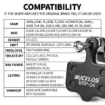 BUCKLOS Resin Disc Brake Pad For SRAM AVID Wear-resistant Hydraulic Brake Pads MTB Brake Pads for DB3 DB5 ELIXIR Cycling Parts (New)