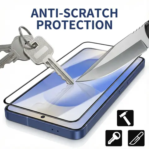 S8e68f88a49a149efa6c4e54853d2f277E_480x480q75 2Pcs One Click Easy Install Tempered Glass Protective Films Vivo V70 FE V70 Elite IQOO 15R IQOO15 Ultra Screen Protectors (New) - Image 1