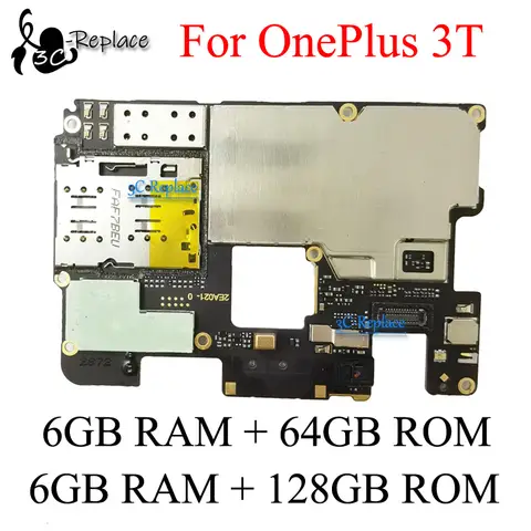 S8ebf4ec0699c4a4d818bb2b9f87f046fk_480x480q75 Tested 6GB+64GB 6GB+128GB Unlocked Main board For Oneplus 3T A3010 motherboard mainboard Flex Circuits Cable (New) - Image 1
