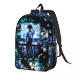 Rin Itoshi Blue Lock Football Backpack Daypack Large Capacity Kids BookBag School Bag Shoulder Bags for Men Women (New)