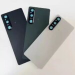 Xperia1V X1V Housing For Sony Xperia 1 V 1V Battery Back Cover Repair Replace Door Rear Case + Camera Lens XQDQ62/B DQ72 DQ54 (New)