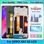 Original OPPO A93 5G With Frame LCD Display PCGM00