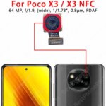 Rear Back Camera Xiaomi Poco X3 GT NFC PocoX3 PocoX3GT PocoX3NFC Camera Module Backside View Replacement Spare Parts (New)