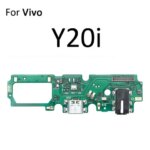 USB Charging Port Dock Plug Connector Charger Board With Mic Flex Cable Vivo Y20 Y20i Y20s G Y21 Y21A Y21e Y21G Y21s Y21T (New)