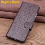 Fashion Cover Vivo X Fold5 Genuine Leather Flip Case Vivo X Fold 5 Fold3 Pro Card Slots Wallet Case with Magnetic Buckle (New)