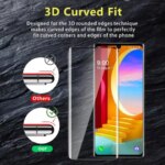 LG Velvet 5G Tempered Glass Screen Protector - Smartphone Protection Suitable LG Velvet 5G Series (New)